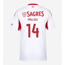 Benfica Vangelis Pavlidis #14 Tredje Tröja 2025-26 Korta ärmar
